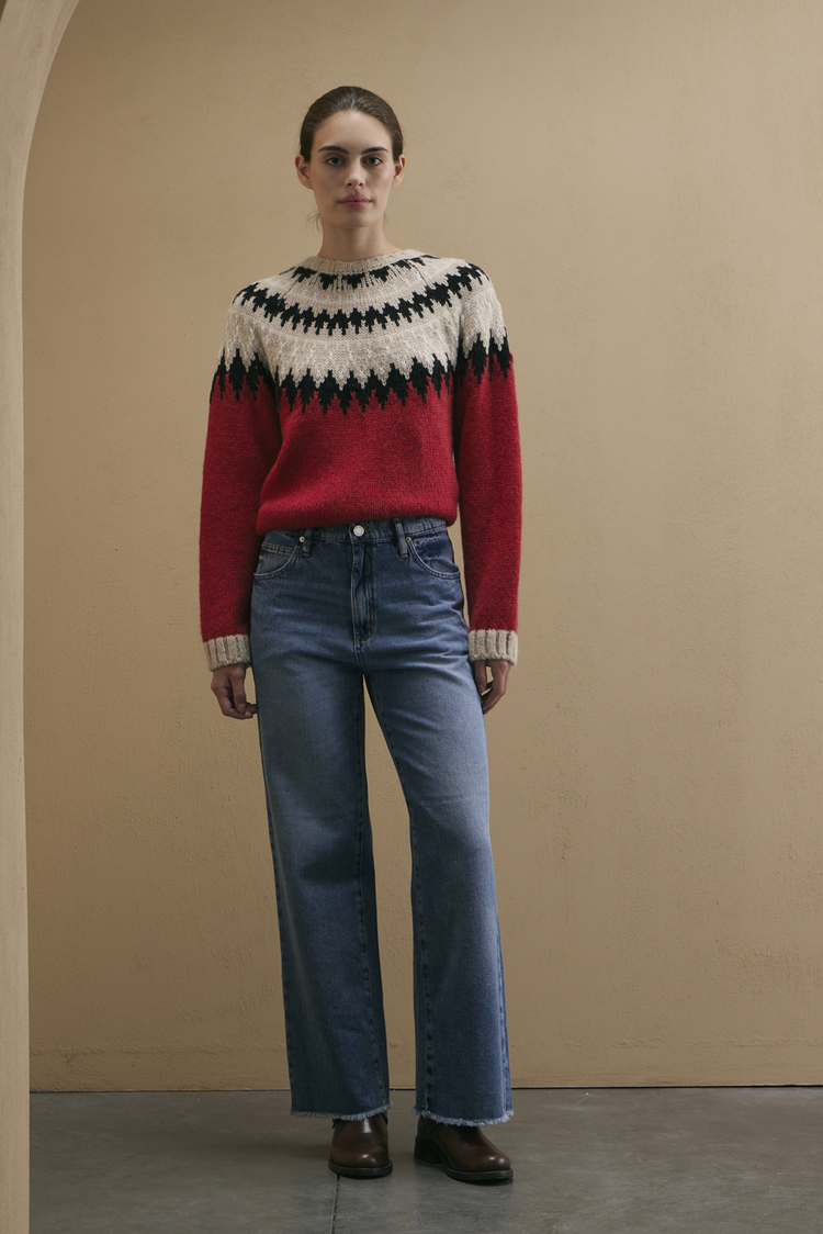 Sweater Jacquard New