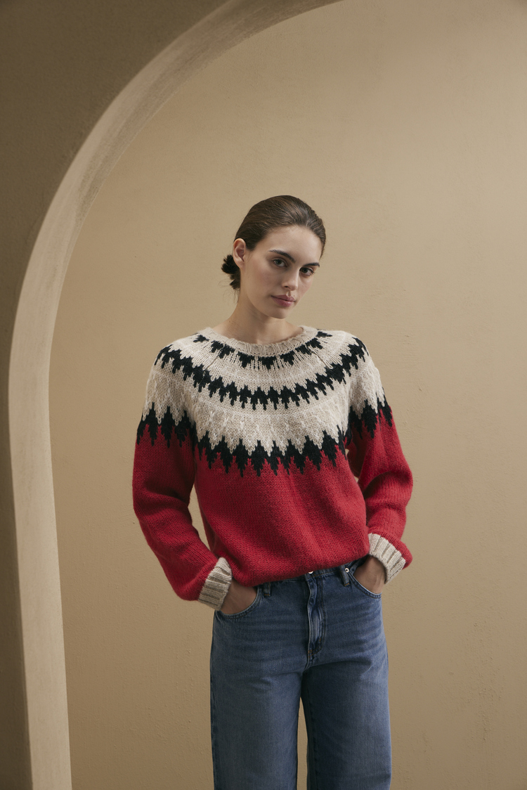 Sweater Jacquard New