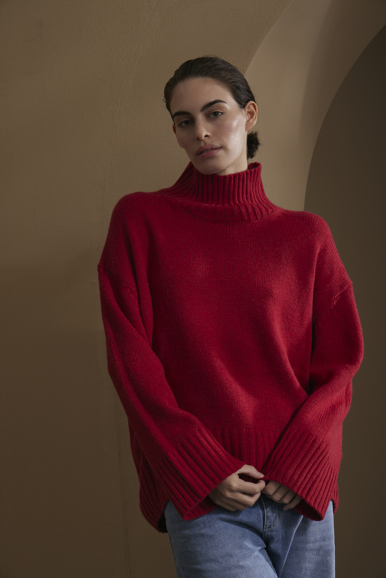 Sweater Polera Amplia