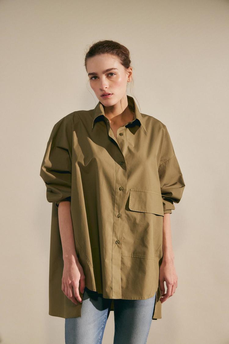 CAMISA OVER IRREGULAR TU