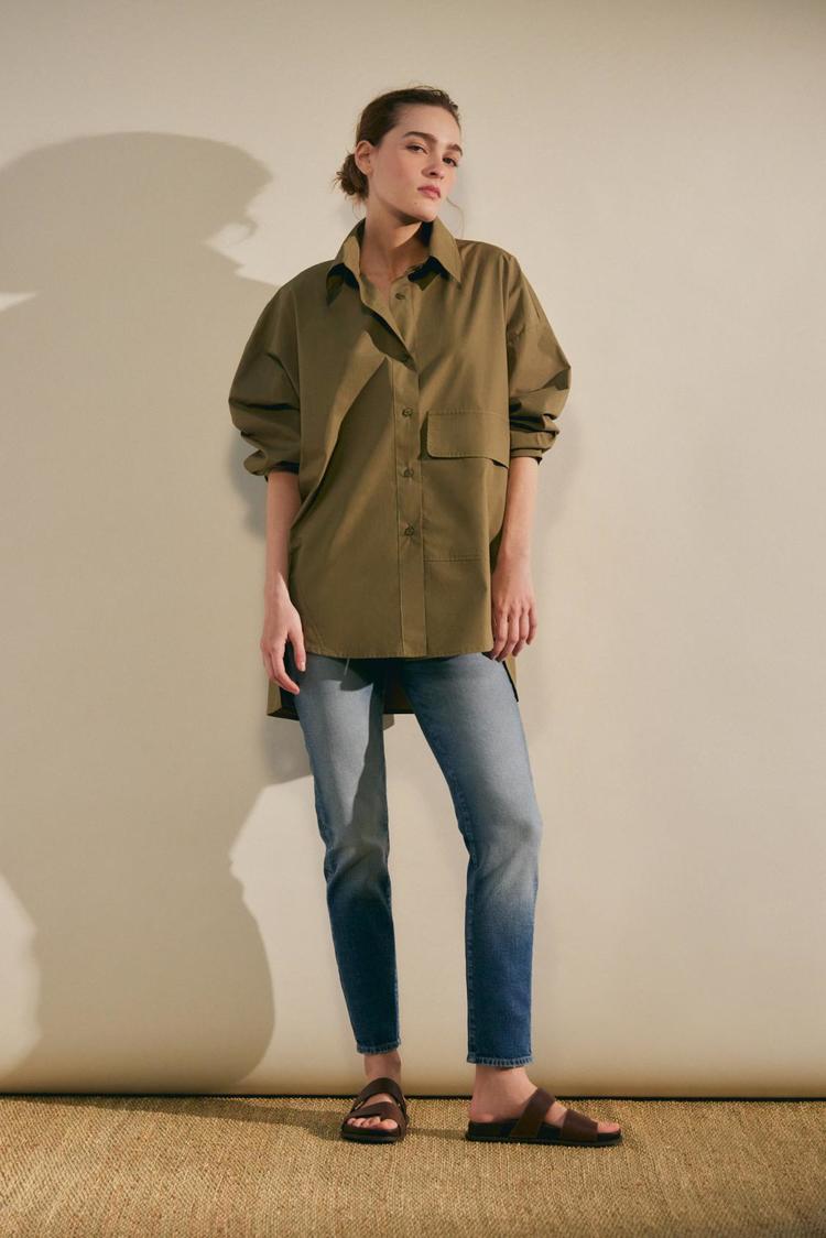CAMISA OVER IRREGULAR TU