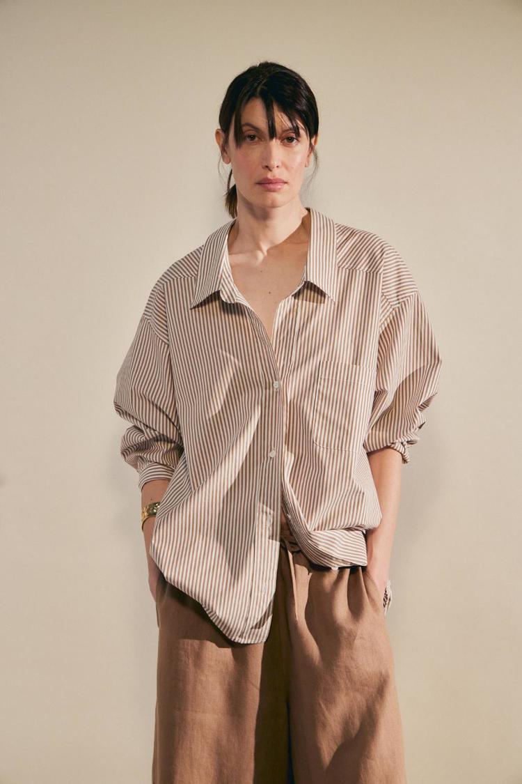 CAMISA BOMBE RAYADA XS-L