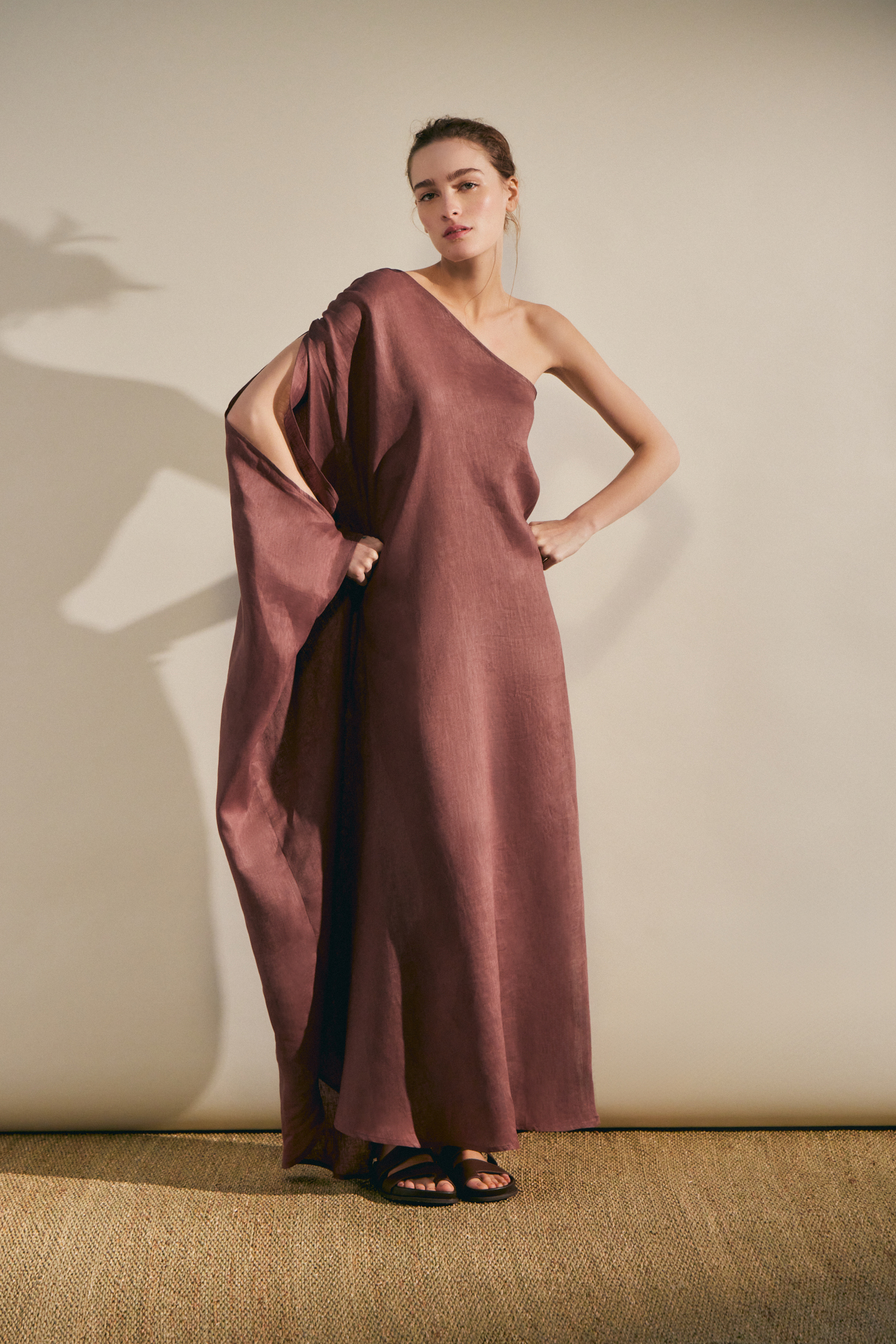 VESTIDO AMPLIO LINO XS-XL