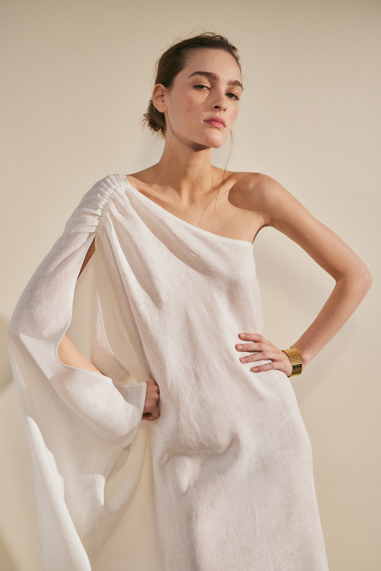VESTIDO AMPLIO LINO XS-XL