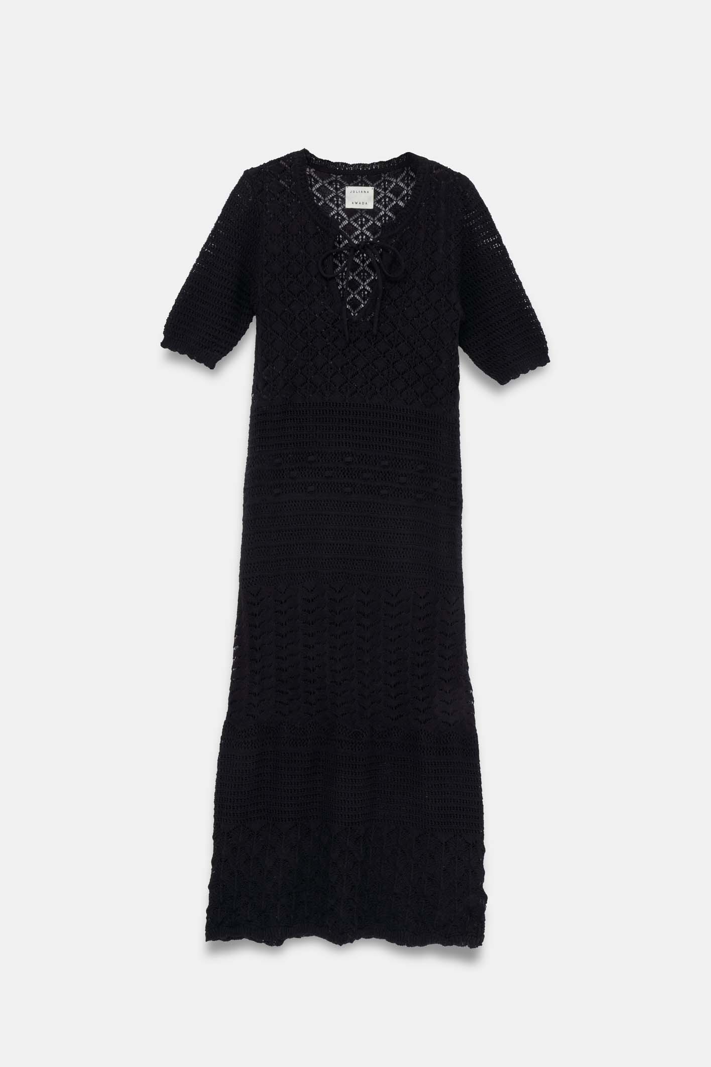 VESTIDO TEJ LARGO S-L